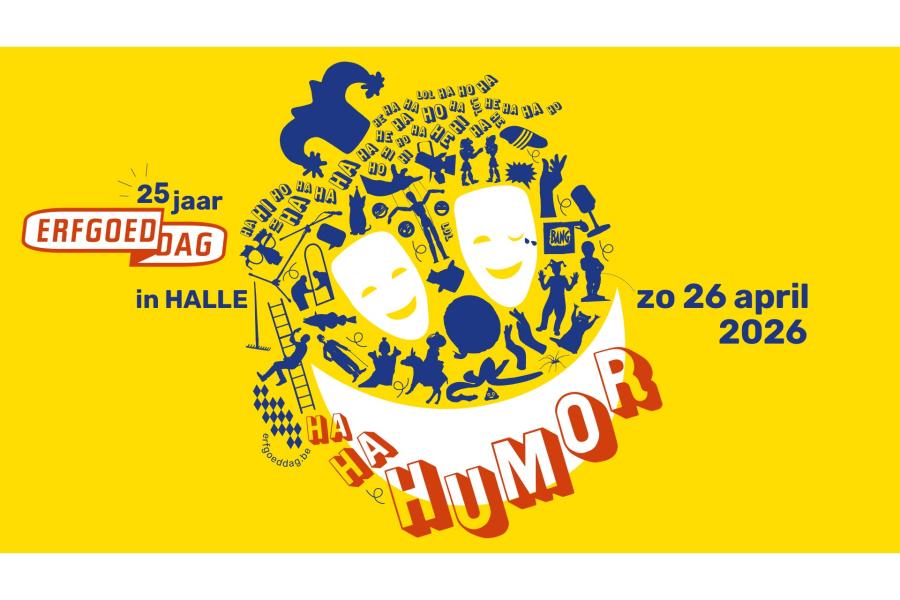 Affiche erfgoeddag HaHa Humor
